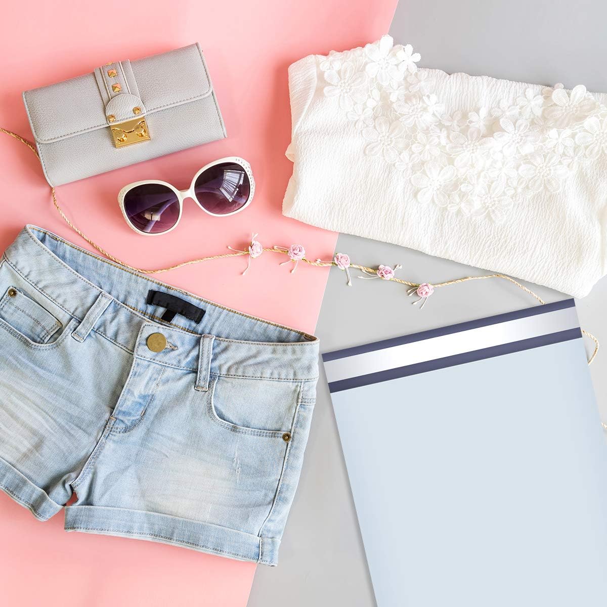 100 Poly Mailers Self-Sealing Shipping Bags for Small Business, White, Waterproof & Thick