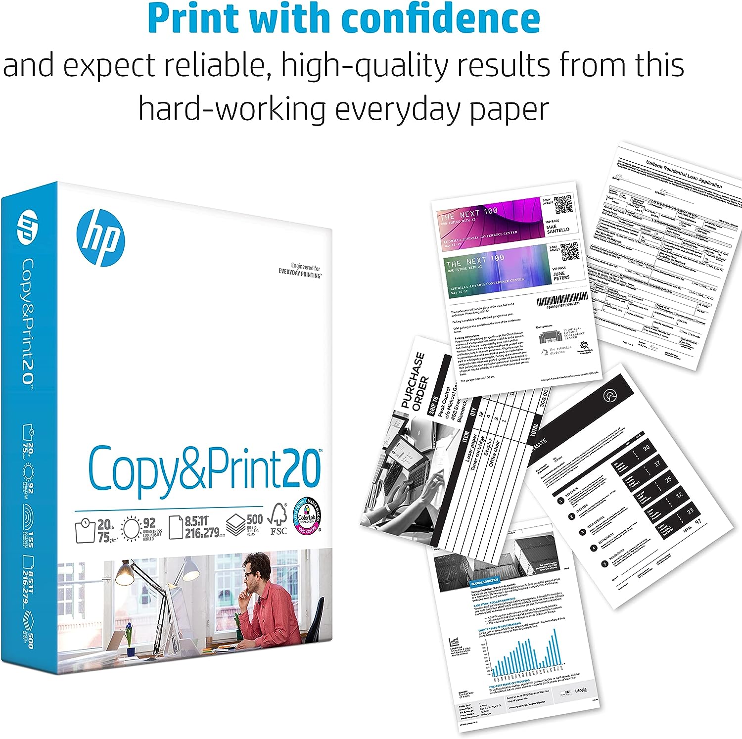 HP Printer Paper 2500 Sheets - Prime Star Plus Inc.