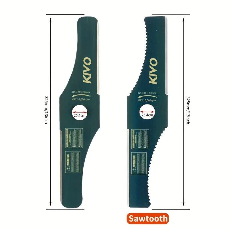 13-Inch S-Shape SK5 Mower Blade – High-Quality Trimmer Blade for Gasoline Mowers, Brush Cutters & Lawn Trimmers