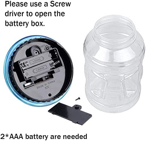 Automatic Coin-Counting Money Jar with LCD Screen