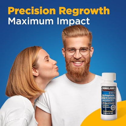 Kirkland Signature 5% Minoxidil Hair Regrowth Treatment for Men – 1 Month Supply