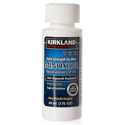 Kirkland Signature 5% Minoxidil Hair Regrowth Treatment for Men – 1 Month Supply
