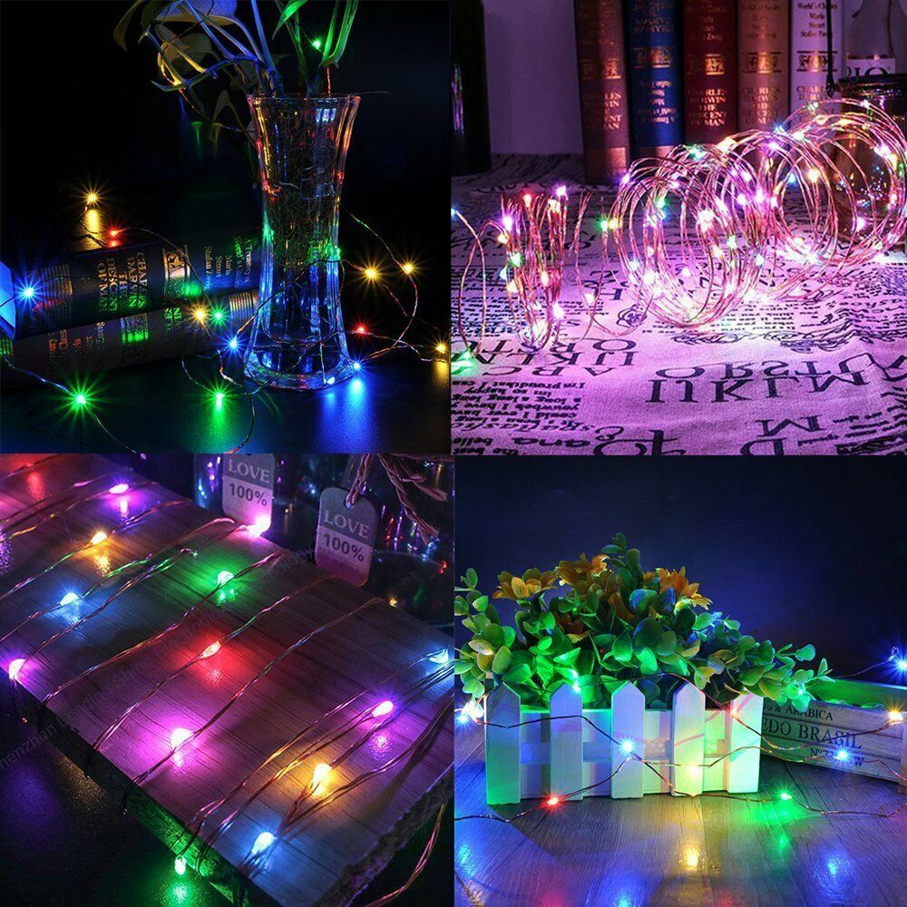 Illuminate with Solar String Lights 20M 200 LED Fairy Lights Multicolor