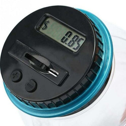 Automatic Coin-Counting Money Jar with LCD Screen