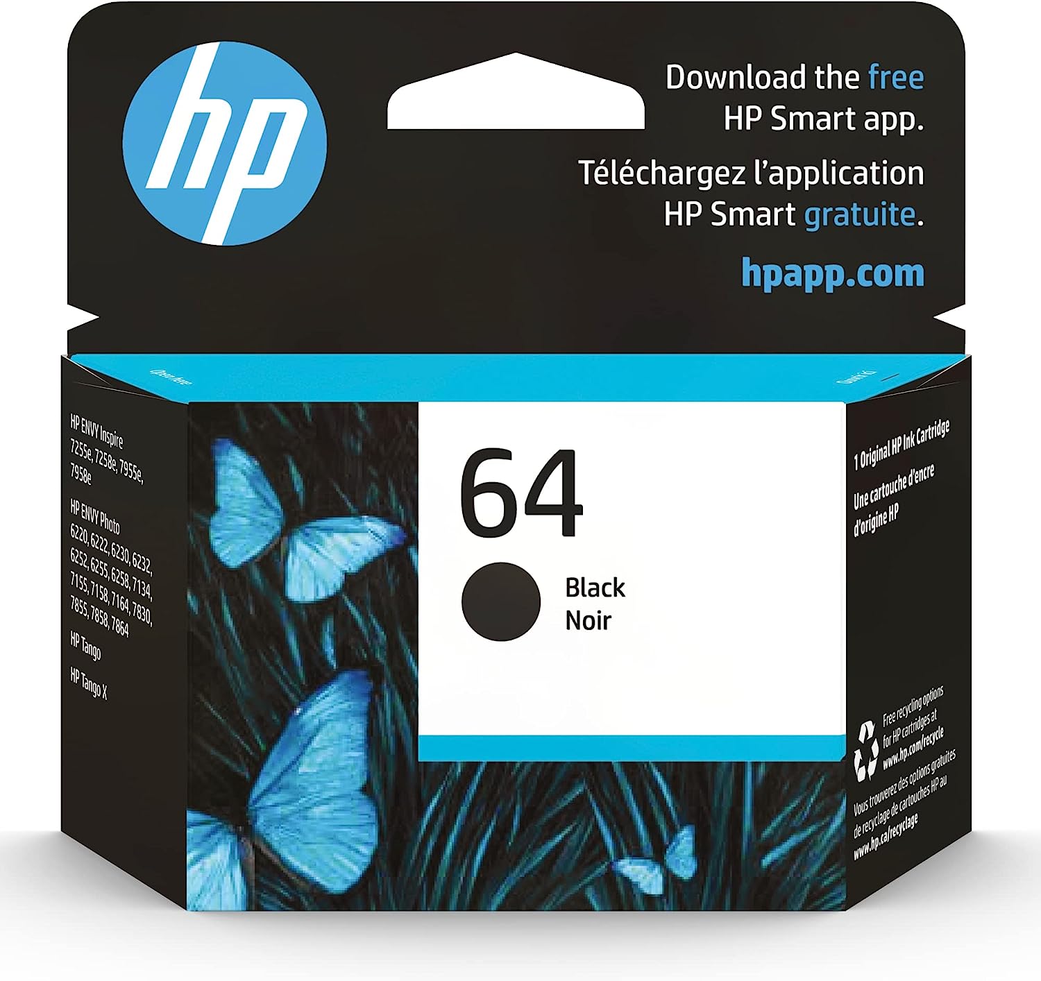 HP 64 Black Ink Cartridge High Yield Long-lasting Prints - Prime Star Plus Inc.