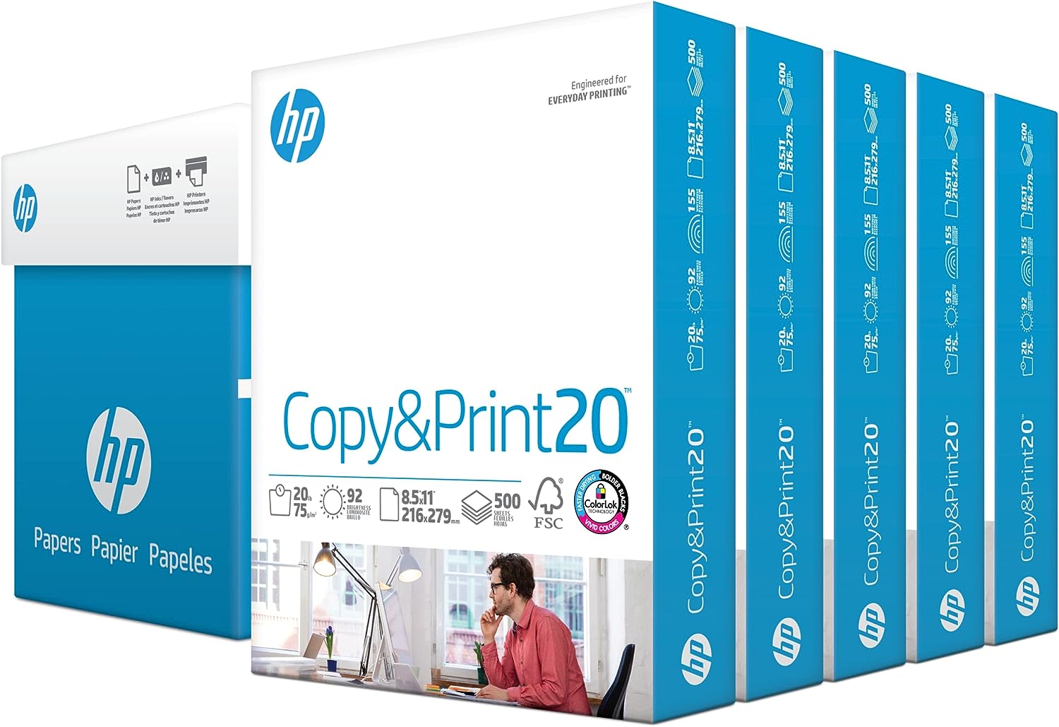 HP Printer Paper 2500 Sheets - Prime Star Plus Inc.