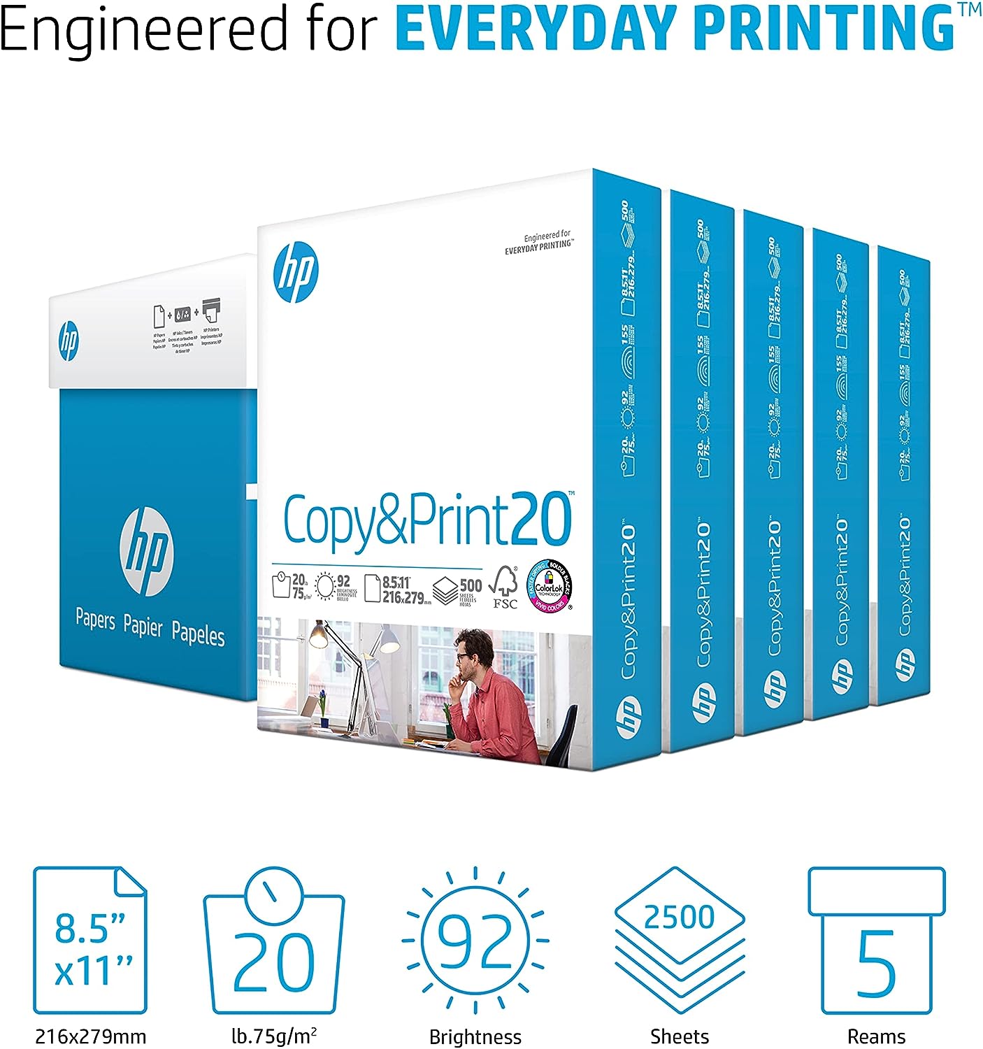 HP Printer Paper 2500 Sheets - Prime Star Plus Inc.